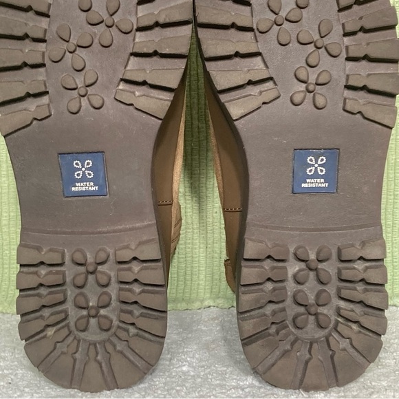 Caslon Women's Betsy Lug Sole Water Resistant Brown Suede Boots Shoes SZ US 9 - Picture 10 of 12